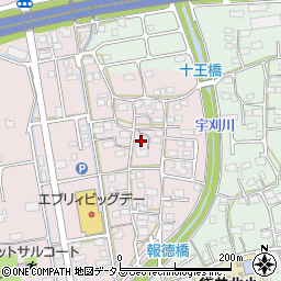 静岡県袋井市堀越1043周辺の地図
