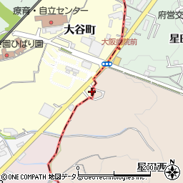 大阪府寝屋川市大谷町1-36周辺の地図