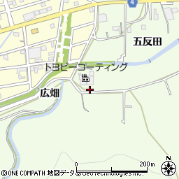 愛知県豊橋市多米町五反田20周辺の地図