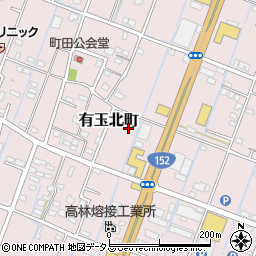 静岡県浜松市中央区有玉北町1837周辺の地図