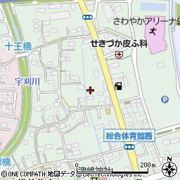 静岡県袋井市久能1880-1周辺の地図