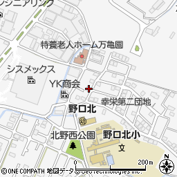 兵庫県加古川市野口町水足94-31周辺の地図