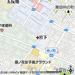愛知県豊橋市池見町44周辺の地図