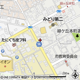 三重県伊賀市緑ケ丘本町1707周辺の地図