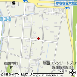 静岡県浜松市中央区豊西町529周辺の地図