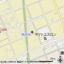 静岡県袋井市延久360周辺の地図