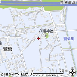 静岡県袋井市鷲巣357周辺の地図