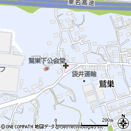 静岡県袋井市鷲巣479-1周辺の地図
