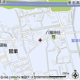 静岡県袋井市鷲巣594周辺の地図