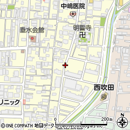 大阪府吹田市垂水町2丁目周辺の地図
