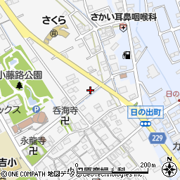 静岡県榛原郡吉田町住吉1652-1周辺の地図