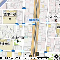 株式会社キング　大阪店アヴェニュー事業部周辺の地図