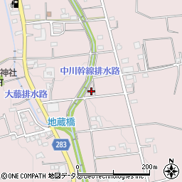 静岡県磐田市大久保514-2周辺の地図