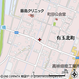 静岡県浜松市中央区有玉北町1970周辺の地図