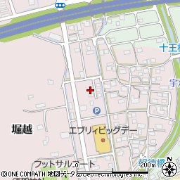 静岡県袋井市堀越1136周辺の地図