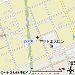 静岡県袋井市延久360-7周辺の地図