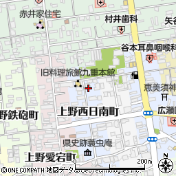 三重県伊賀市上野西日南町1747周辺の地図