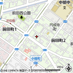 愛知県豊橋市前田町周辺の地図