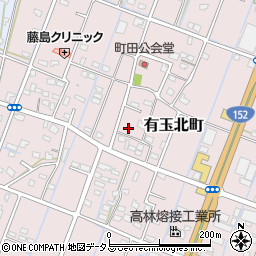 静岡県浜松市中央区有玉北町1864周辺の地図