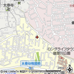 大阪府寝屋川市太秦緑が丘7-19周辺の地図