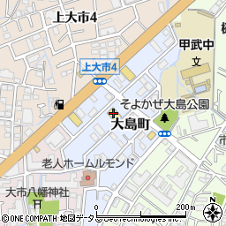 西松屋西宮門戸店周辺の地図