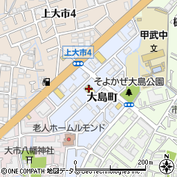 西松屋西宮門戸店周辺の地図