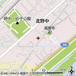 兵庫県赤穂市北野中450-3周辺の地図