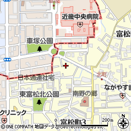 兵庫県尼崎市富松町3丁目30周辺の地図