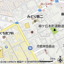 三重県伊賀市緑ケ丘本町1700-9周辺の地図