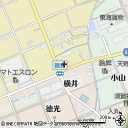 静岡県袋井市延久206周辺の地図