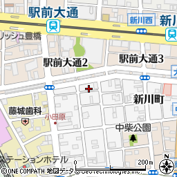 東小田原町公民館周辺の地図