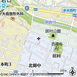 愛知県豊橋市岩田町居村111周辺の地図