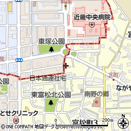 兵庫県尼崎市富松町3丁目30-4周辺の地図