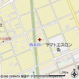 静岡県袋井市延久355周辺の地図