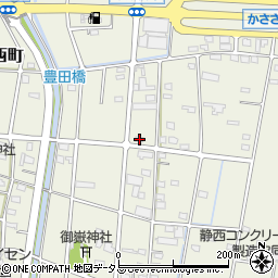 静岡県浜松市中央区豊西町525周辺の地図