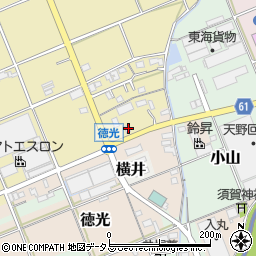 静岡県袋井市延久199周辺の地図