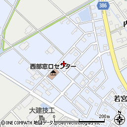 愛知県豊橋市牟呂町内田周辺の地図