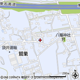 静岡県袋井市鷲巣373周辺の地図
