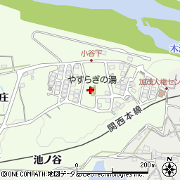 京都府木津川市加茂町北周辺の地図