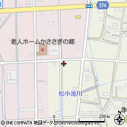 静岡県浜松市中央区豊西町2079周辺の地図