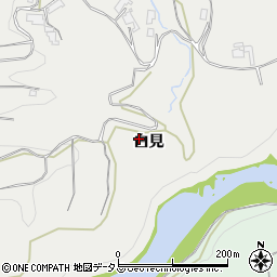 京都府南山城村（相楽郡）北大河原（白見）周辺の地図