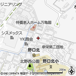 兵庫県加古川市野口町水足94-33周辺の地図