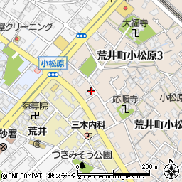 兵庫県高砂市荒井町小松原3丁目17-30周辺の地図