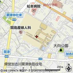 加古川東高等学校周辺の地図