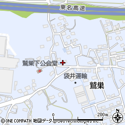 静岡県袋井市鷲巣467周辺の地図