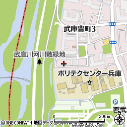 レガーロ武庫豊町周辺の地図