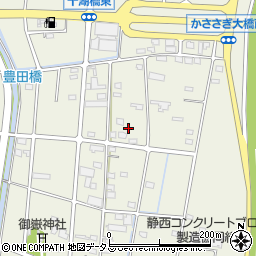 静岡県浜松市中央区豊西町535周辺の地図