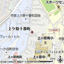 兵庫県西宮市上ケ原九番町周辺の地図