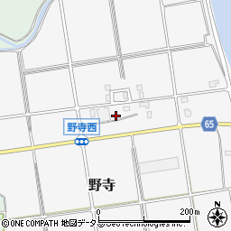 兵庫県加古郡稲美町野寺662-2周辺の地図