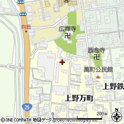 三重県伊賀市上野万町2217周辺の地図